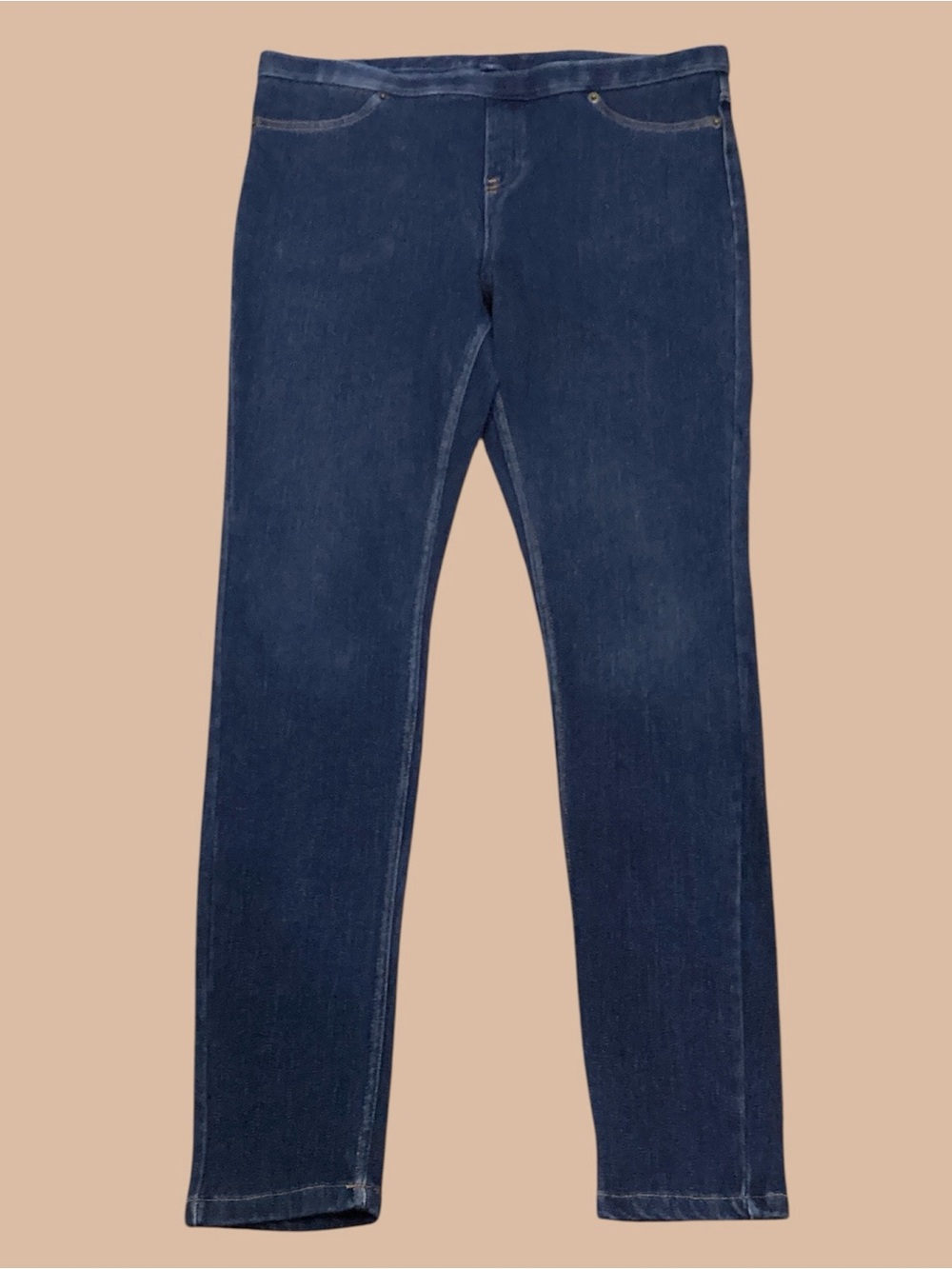 Women's Skinny Jeans — Dark Blue Stretch Denim, size 28 😎 - Picture 1 of 6
